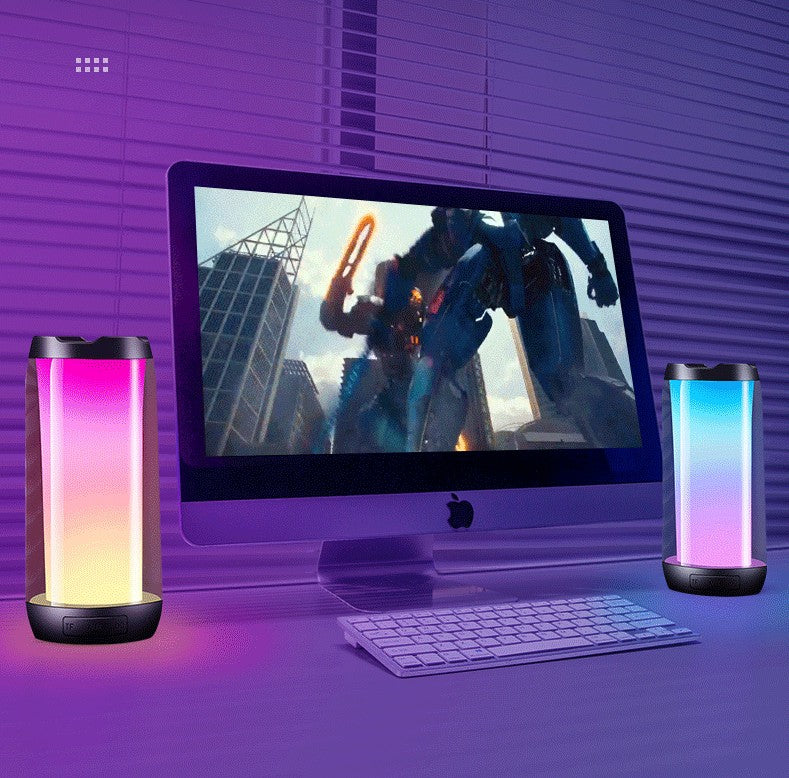 AuroraSound Ambientlicht Gaming Lautsprecher Mit Bluetooth - Hobbyfy