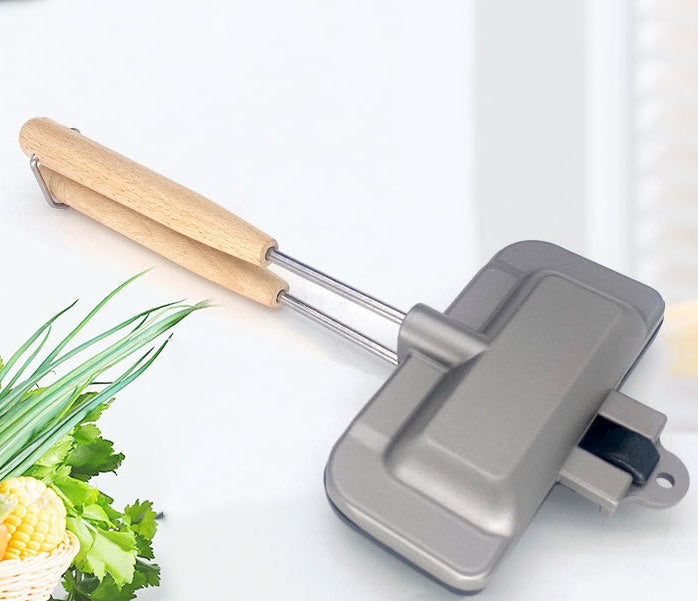 ChefLine Doppelseitige Bratpfanne Für Brot Waffeln Spiegeleier