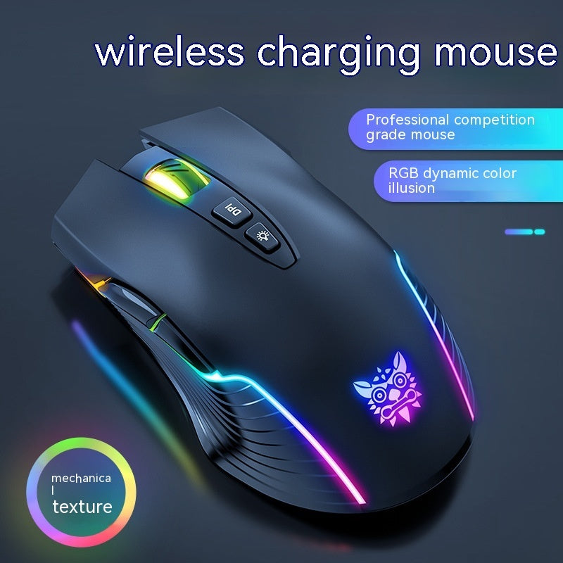 LumenTech Ultralight Leuchtende Bluetooth Kabellose Gaming Maus 24 g - Hobbyfy