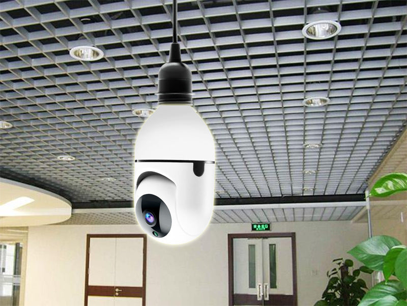 Diskrete Bulb Glühbirnenkamera Mit Yilot App Und WLAN 1080P HD Video-Weiß - Hobbyfy