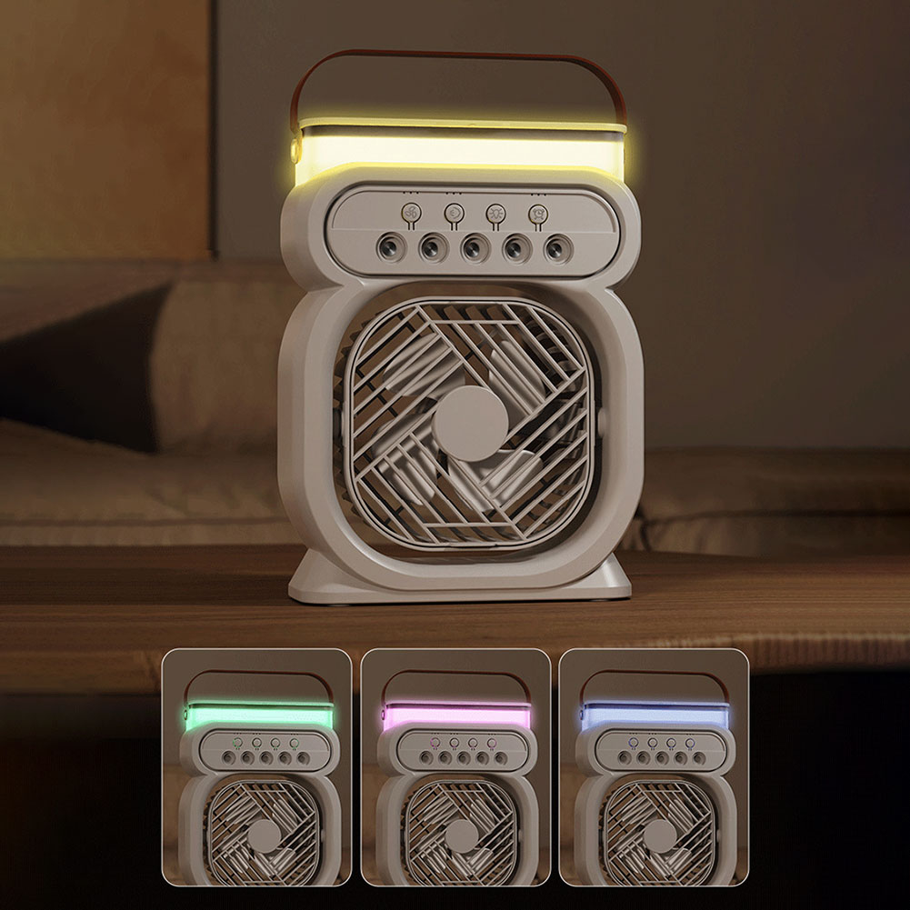 3 In 1 Portable Luftkühler Mit LED Nachtlicht - Hobbyfy