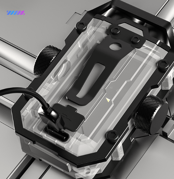 Wiederaufladbare LED Camping Lampe aus Aluminium