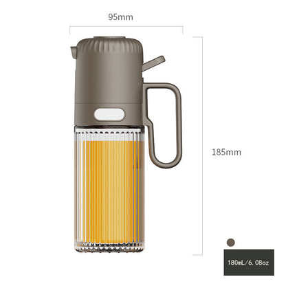 Druckknopf Öl Sprühflasche 250ml für gleichmäßige Dosierung - Hobbyfy