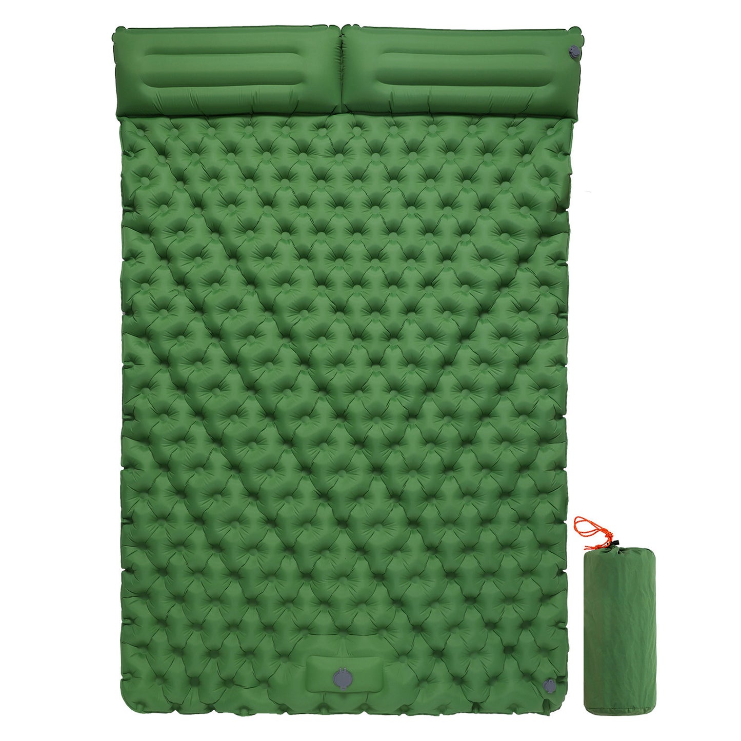Lunara Doppelte Luftmatratze Camping Nylon-TPU-Verbund Kissenvarianten - Hobbyfy