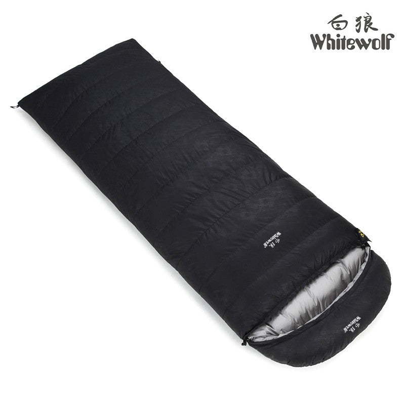 Daunenschlafsack ProWarm Schwarz Für Erwachsene Camping - Hobbyfy