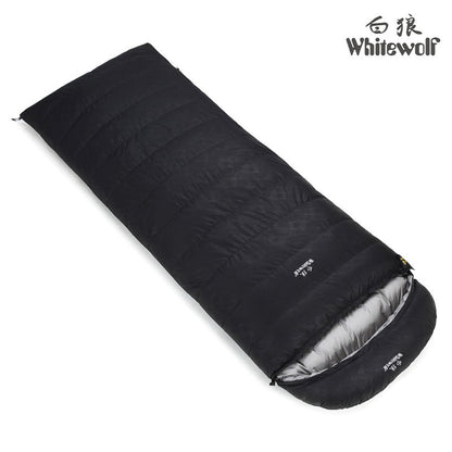 Daunenschlafsack ProWarm Schwarz Für Erwachsene Camping - Hobbyfy