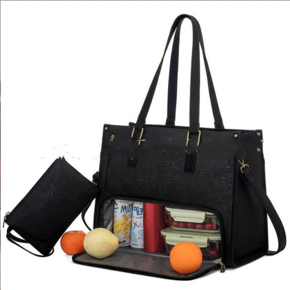 Convenient Commute Lunch Bag Damen Isolierte Kühltasche Auslaufsicher - Hobbyfy