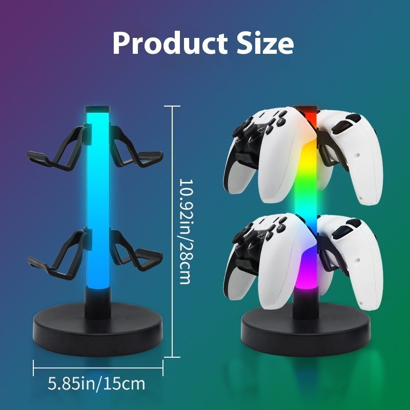 LuminaTech RGB Kopfhörerhalterung Mit Display Beleuchtungseffekte - Hobbyfy