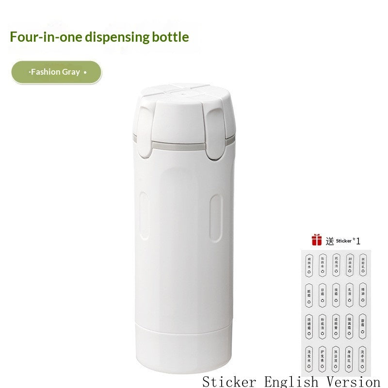 4 In 1 Reise Spender Auslaufsicher Mit Vier Flaschen Je 30 Milliliter - Hobbyfy
