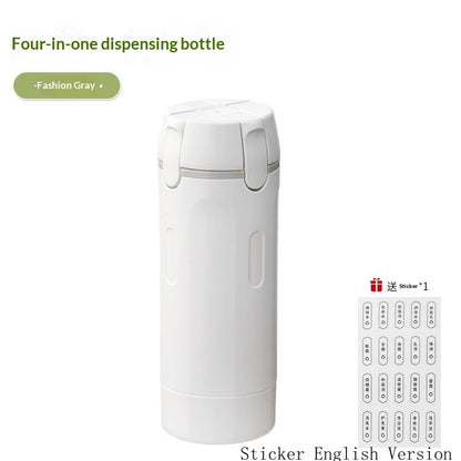 4 In 1 Reise Spender Auslaufsicher Mit Vier Flaschen Je 30 Milliliter - Hobbyfy