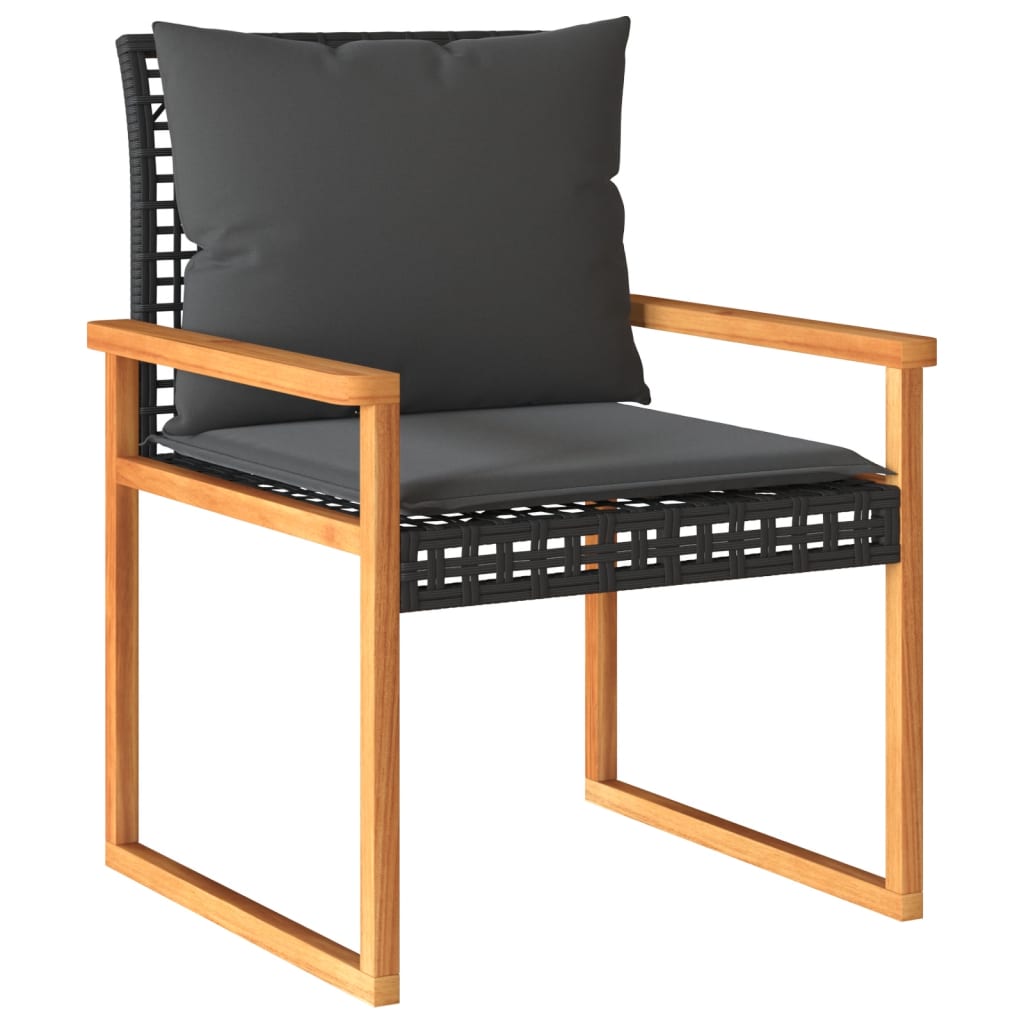 4-Teilige Gartenlounge Mit Kissen Aus Poly-Rattan Wetterfest - Hobbyfy