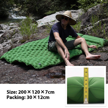Lunara Doppelte Luftmatratze Camping Nylon-TPU-Verbund Kissenvarianten - Hobbyfy