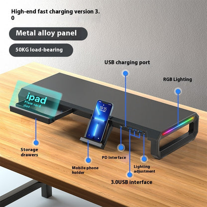 Laptopständer Ergonomisch Universell Verstellbar Mit Pad Basis