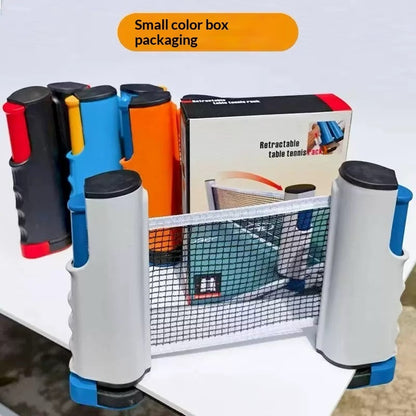 Freistehendes Tischtennis Netzständer-Set Aus Robustem Holz