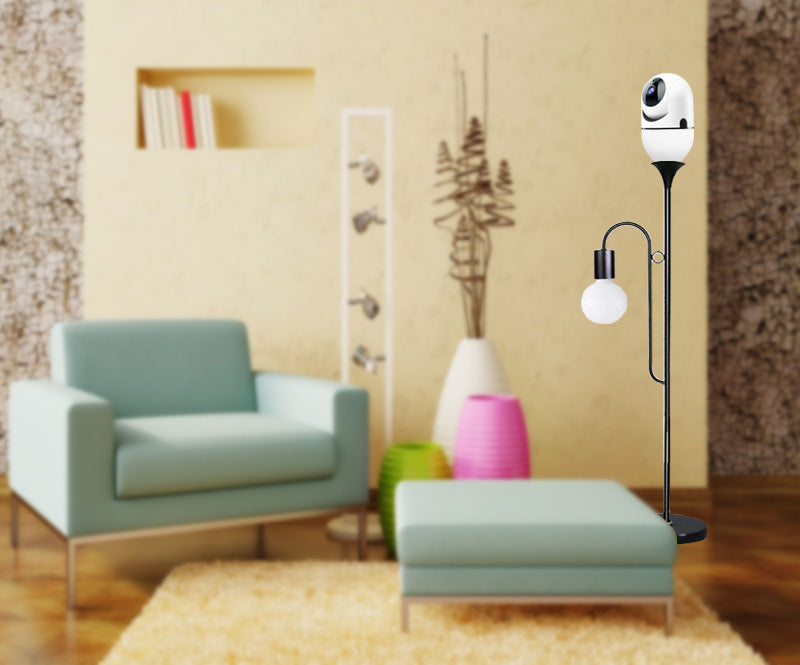 Diskrete Bulb Glühbirnenkamera Mit Yilot App Und WLAN 1080P HD Video-Weiß - Hobbyfy