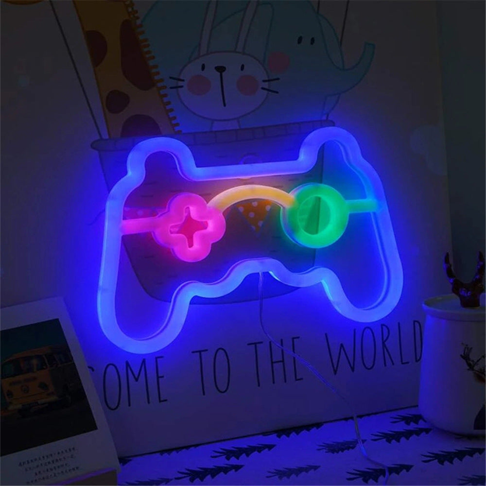 Neon Nachtlicht Batteriebox Und USB Licht Für Innenräume - Hobbyfy