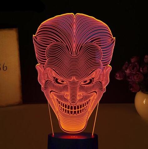 USB Color 3D LED-Lampe Mit Touch Und Fernbedienung Kompakt Mehrfarbig - Hobbyfy