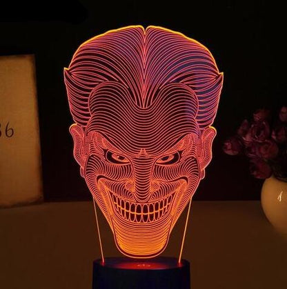 USB Color 3D LED-Lampe Mit Touch Und Fernbedienung Kompakt Mehrfarbig - Hobbyfy