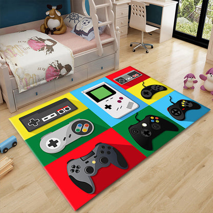 Cartoon Bodenmatte Rechteckig Für Spielkonsole Wohnzimmer - Hobbyfy