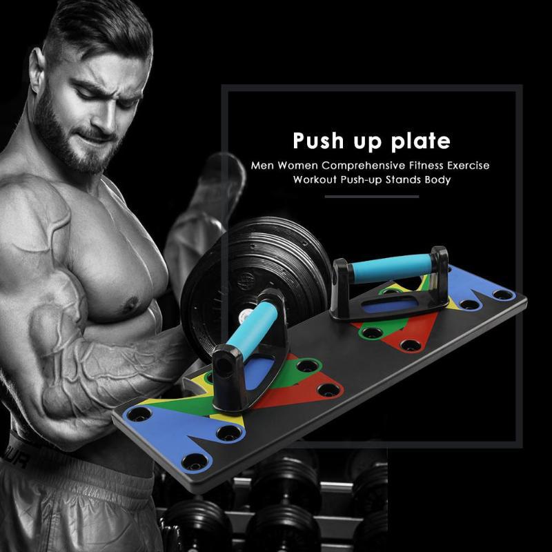 Neun Funktions Push Up Board Mit Farbcodierten Zielzonen - Hobbyfy