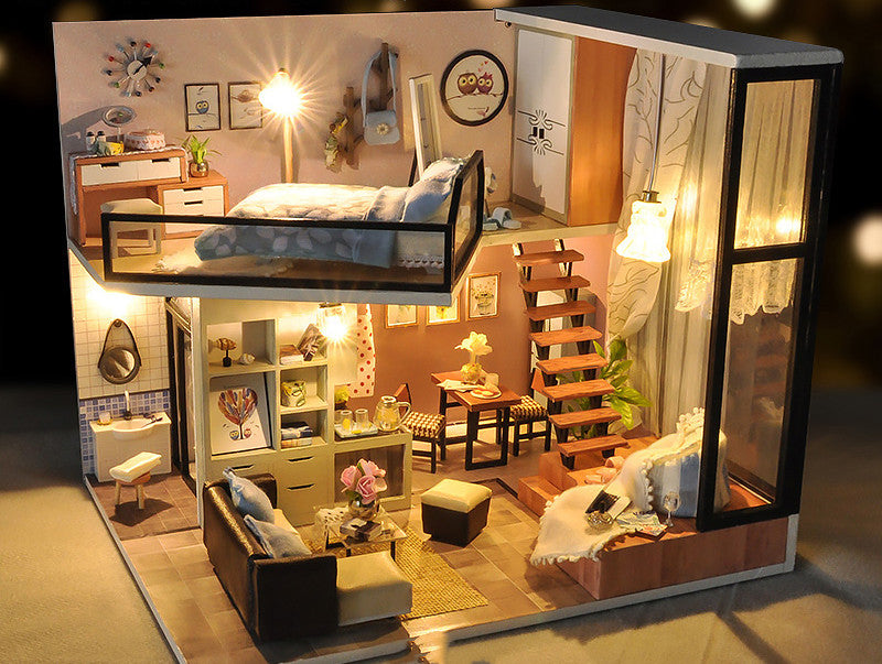 DIY Cottage Handmade Miniaturhaus 1:24 Holzmodell Für Sammler - Hobbyfy