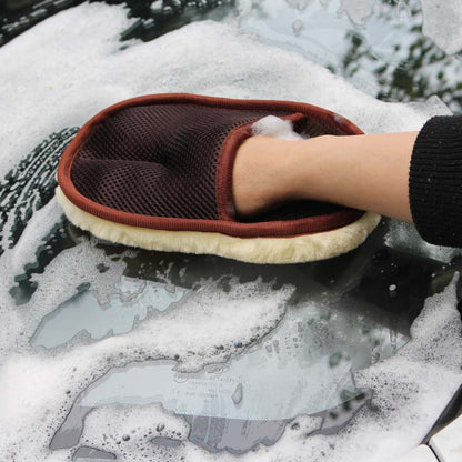 Imitationswolle Handschuh Für Autopflege Glanz - Hobbyfy