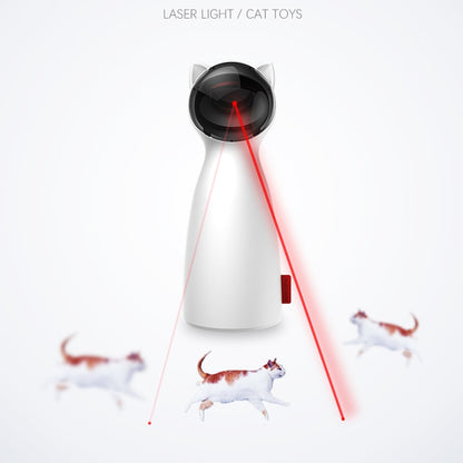 Automatischer Katzen Teaser Mit 5 Einstellbaren Umlaufbereichen Handheld Modus - Hobbyfy