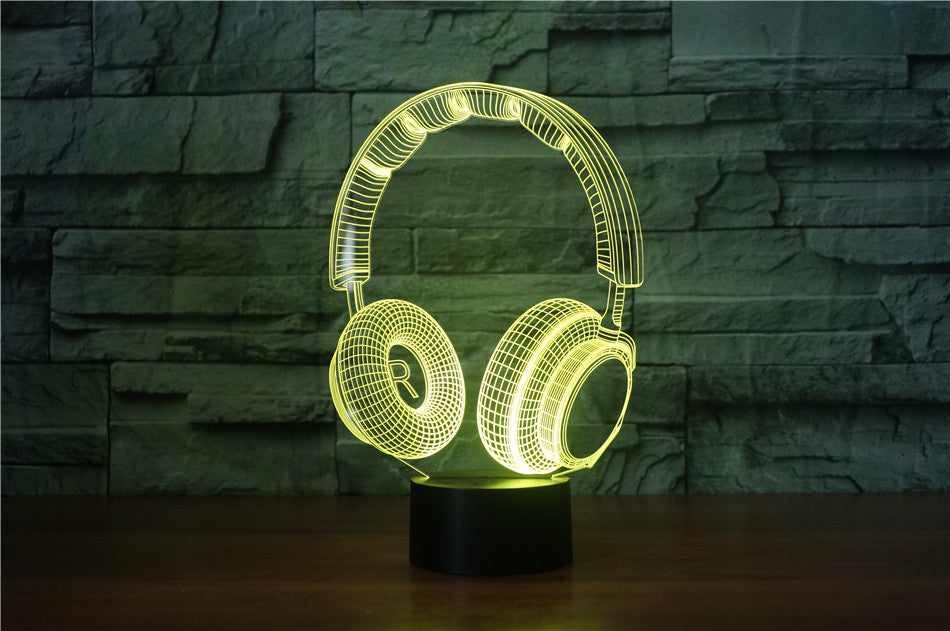 Illusion Tischlampe LED Acrylschirm Kristallklar - Hobbyfy