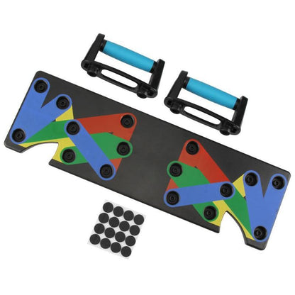 Neun Funktions Push Up Board Mit Farbcodierten Zielzonen - Hobbyfy