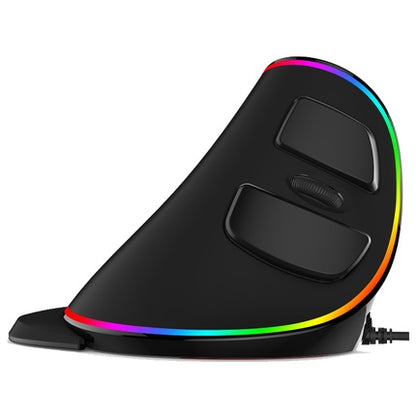 Symphony Vertikale Schnecken Design Maus Mit RGB Beleuchtung USB - Hobbyfy