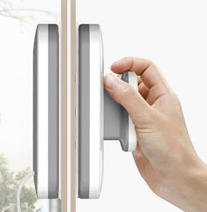 Beidseitiger Magnetischer Fensterreiniger Mit Starken Magneten Und Silikon Schaber - Hobbyfy