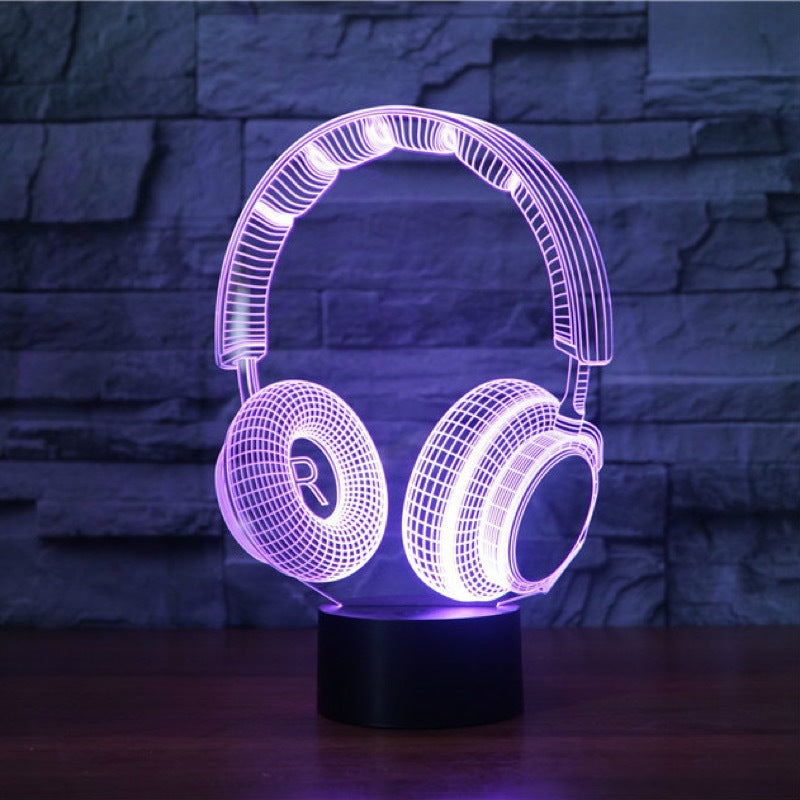 Illusion Tischlampe LED Acrylschirm Kristallklar - Hobbyfy