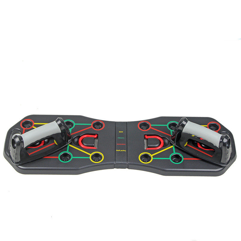 Faltbares Push Up Board Mit Zugseil Achtkantiges Training Gerät - Hobbyfy