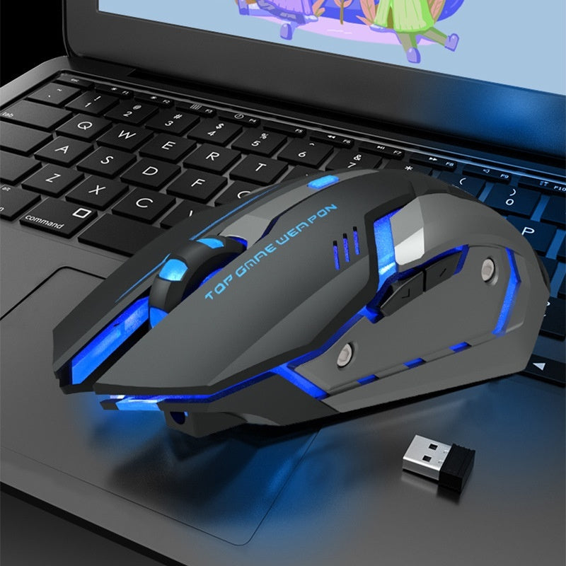 Leise T2 Kabellose Maus Mit Ladefunktion Silber Edition - Hobbyfy