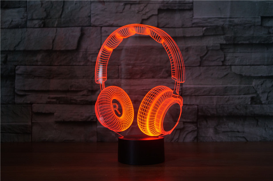 Illusion Tischlampe LED Acrylschirm Kristallklar - Hobbyfy