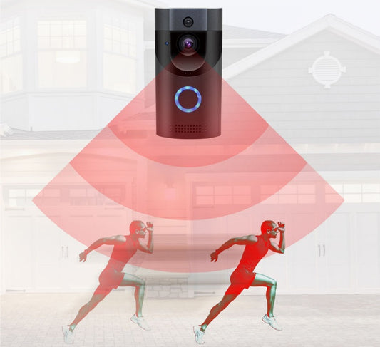 Home Alarm Kabellose Smart WiFi Video Türklingel Mit Zwei Akkus - Hobbyfy