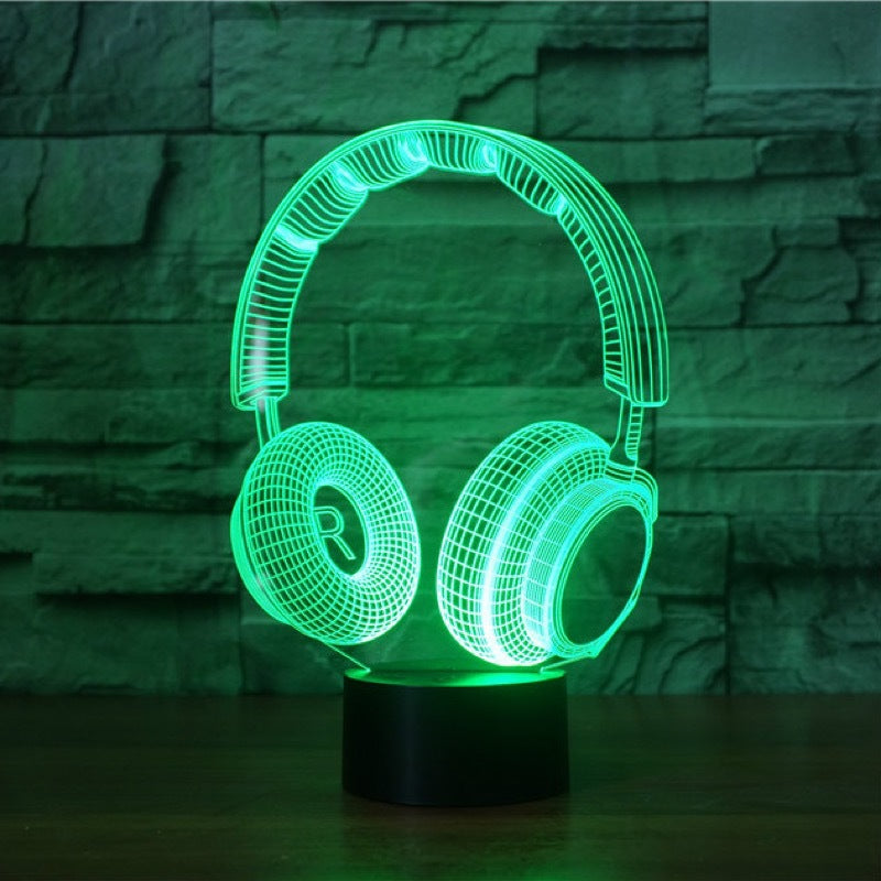 Illusion Tischlampe LED Acrylschirm Kristallklar - Hobbyfy