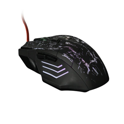 NebulaTech Transparente Gaming Maus Mit Leuchtender Akzentfunktion - Hobbyfy