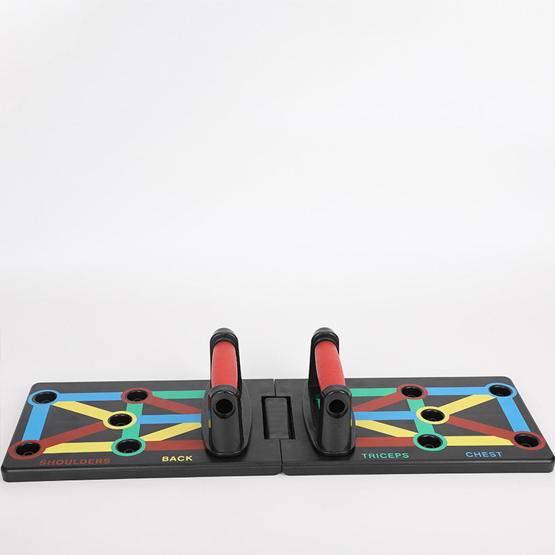 Multifunktionales Farbcodiertes Push-Up-Board für Home Gym