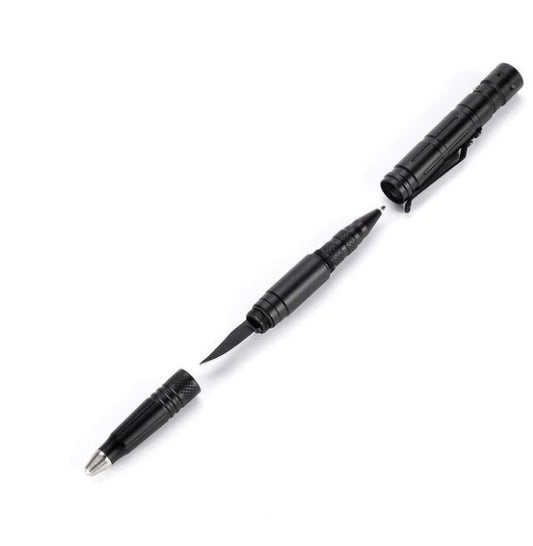 AluTech Taktischer Multifunktionsstift Mit LED Beleuchtung - Hobbyfy