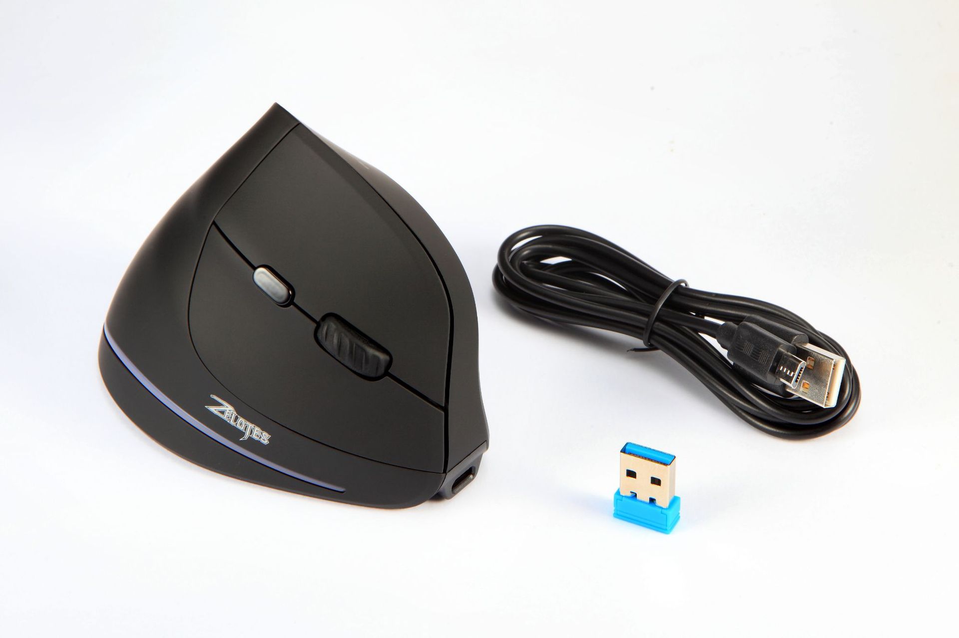 F35 Vertikale Gaming-Maus Kabellos USB-Empfänger Wireless Charging - Hobbyfy