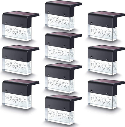 Lumina Solar Amber RGB LED Wasserdicht Außen Licht Für Treppen Zaun