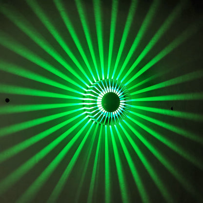 Kreative Wandlampe Aluminium Sonnenblumen Hintergrund Flur - Hobbyfy