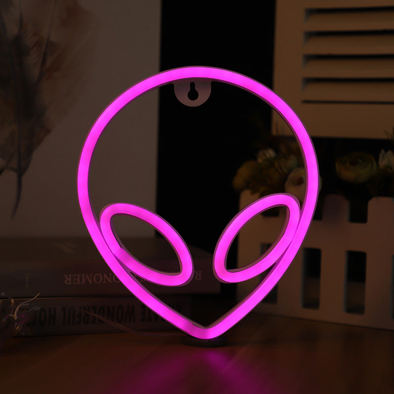 Neon Wandlampe LED Design Dekoration Für Schlafzimmer - Hobbyfy