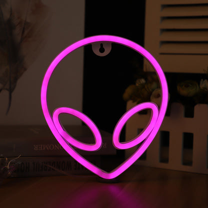 Neon Wandlampe LED Design Dekoration Für Schlafzimmer - Hobbyfy