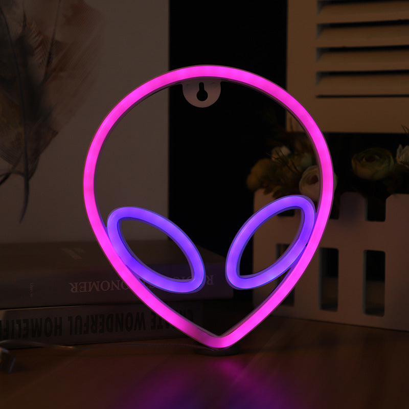 Neon Wandlampe LED Design Dekoration Für Schlafzimmer - Hobbyfy