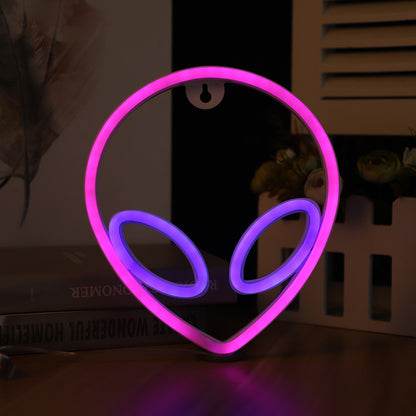 Neon Wandlampe LED Design Dekoration Für Schlafzimmer - Hobbyfy