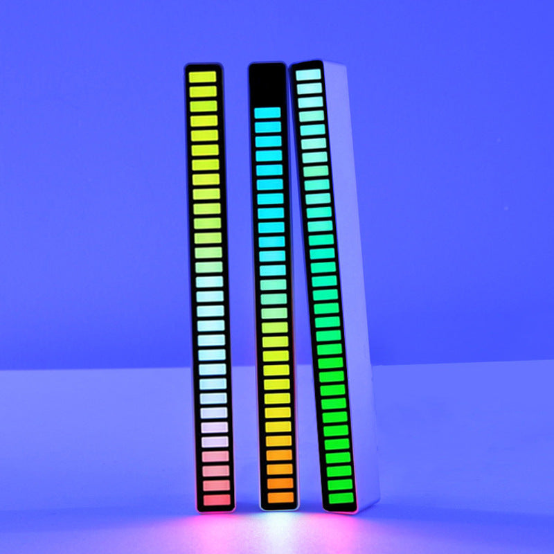 Musikgesteuerte Rhythmuslampe Mit Mikrofon 32 LEDs Farbmodi - Hobbyfy