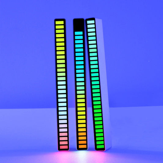 Musikgesteuerte Rhythmuslampe Mit Mikrofon 32 LEDs Farbmodi - Hobbyfy