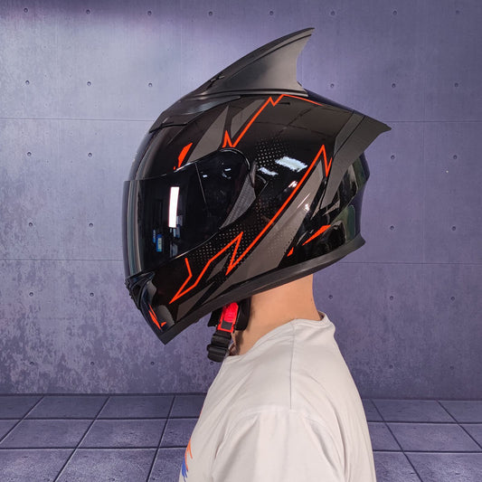 Unisex Motorradhelm Doppelvisier Anti Beschlag Vollvisier - Hobbyfy